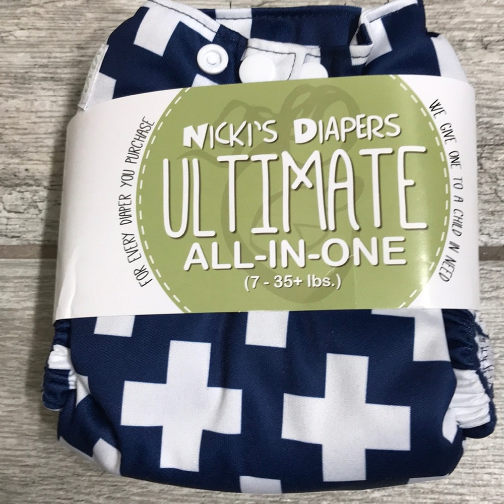 New Nicki’s Ultimate All-In-One cloth diapers